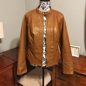 NWT Ava & Viv leather jacket